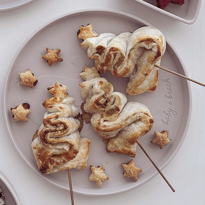 Dukkah and Cheese Christmas Tree Pastries