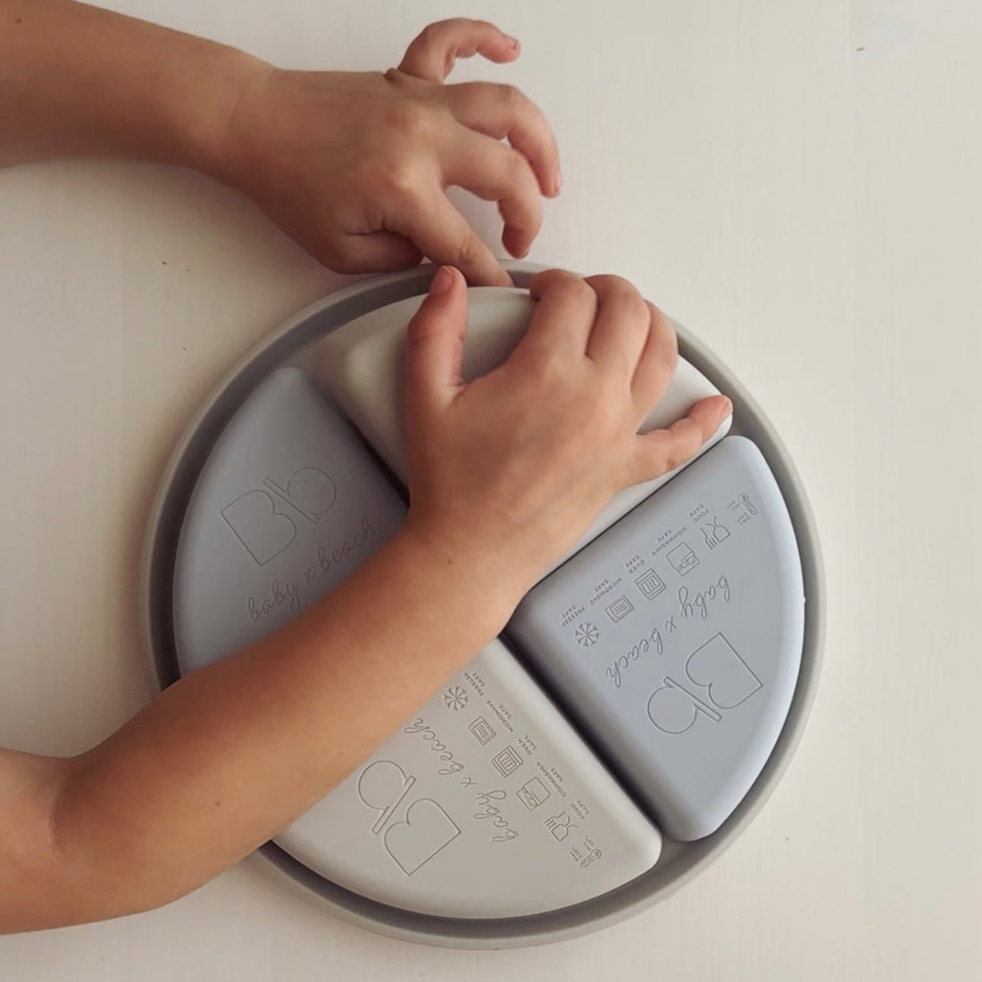 Memory Munch using Baby by Beach Tableware
